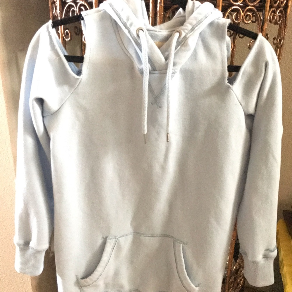 Ladies Hollister Cold Shoulder Sweatshirt